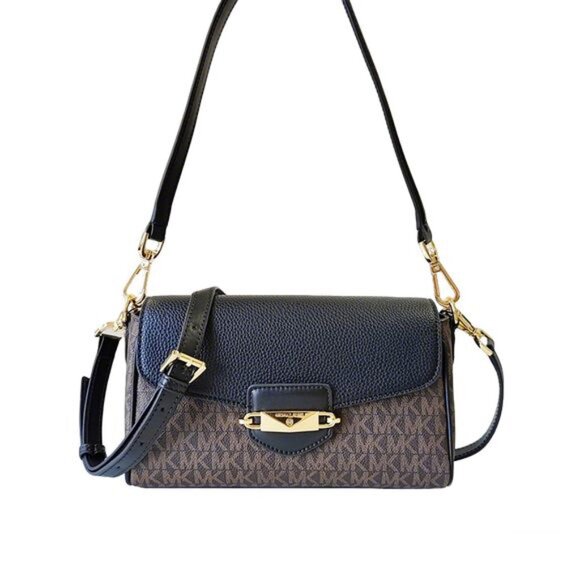 Navy Blue Michael Kors Fleur Ladies Crossbody Underarm Bag - Picture 1 of 10